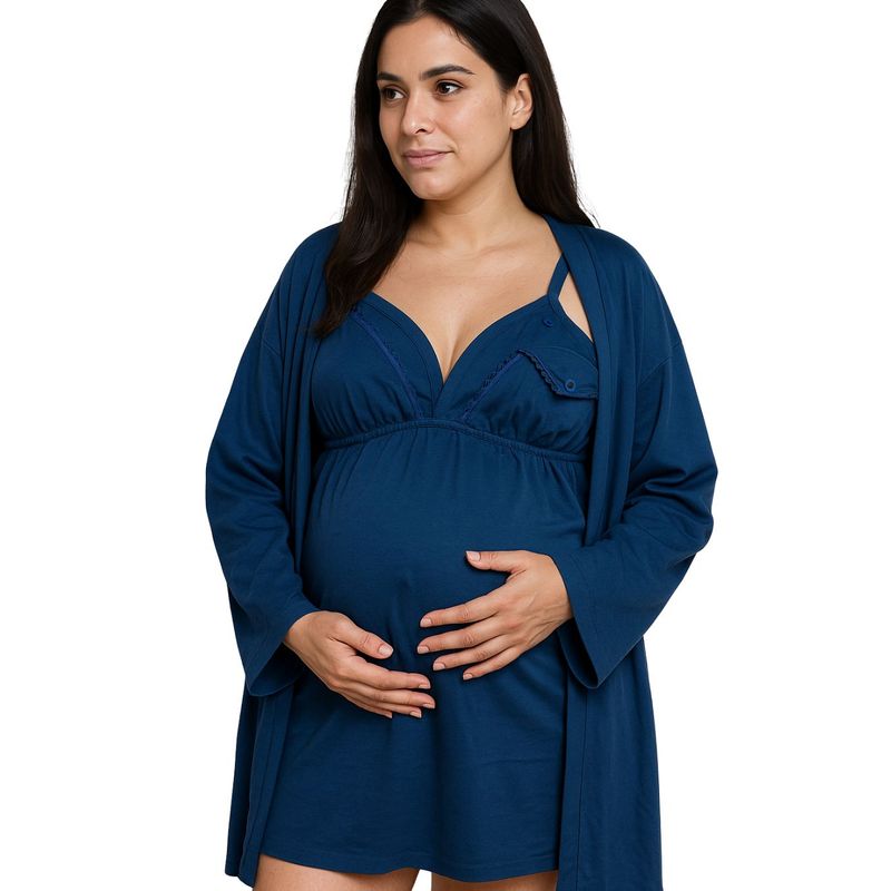 GENERICO - Pijama / Bata Maternidad  de embarazo y lactancia