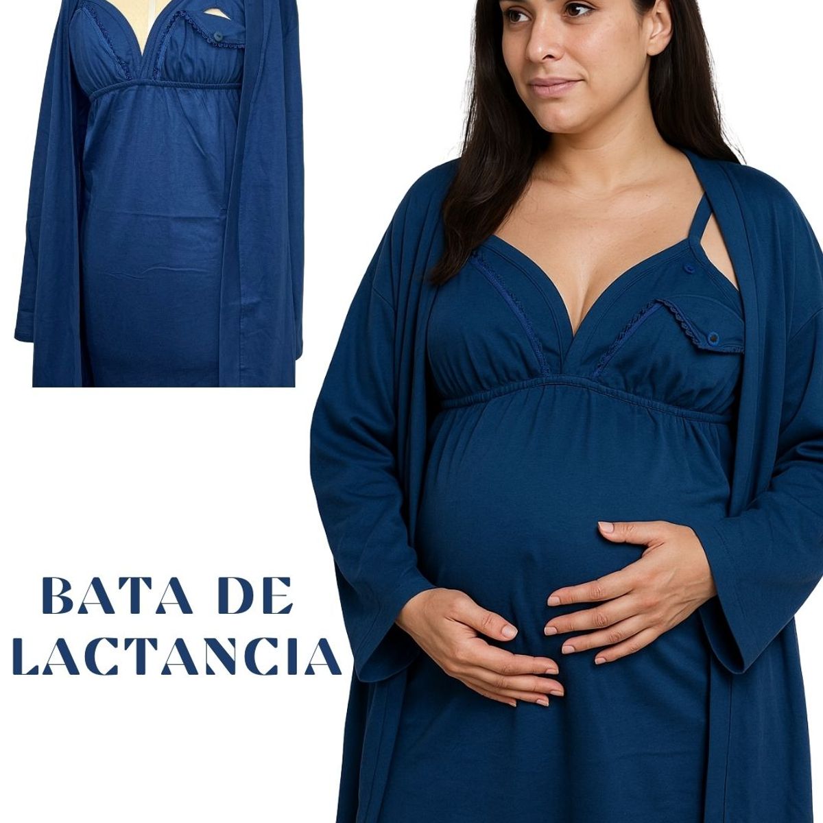 GENERICO - Pijama / Bata Maternidad  de embarazo y lactancia