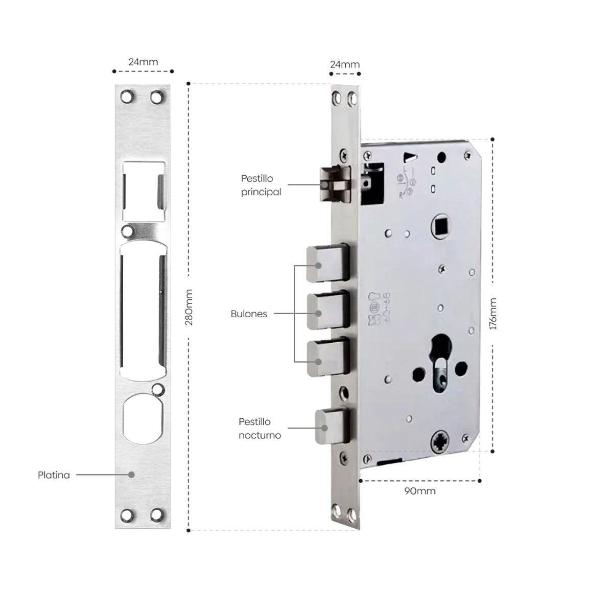 NEXIO - Cerradura Inteligente Wifi Nexio X7 Bronce