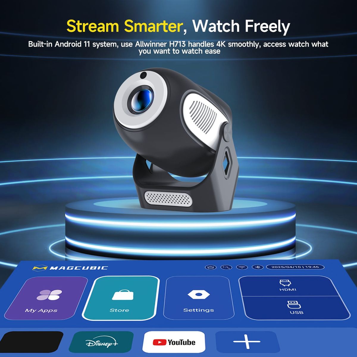 MAGCUBIC - Proyector Magcubic HY300 X