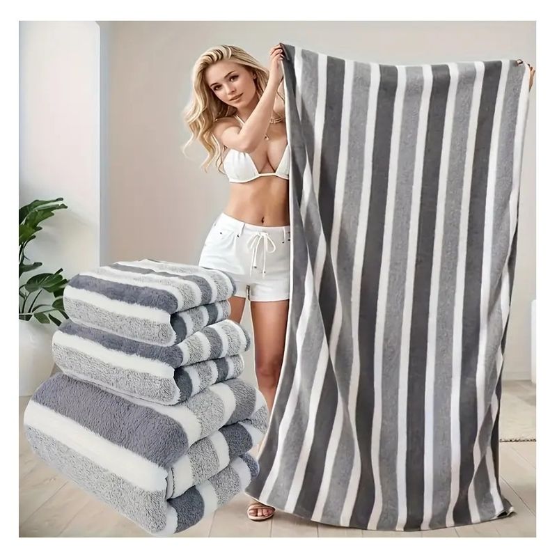 GOLDSUN - TOALLA DE BAÑO SUPER ABSORBENTE 160X90