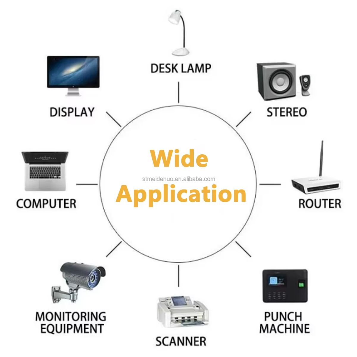 GENERICO - Fuente de Poder Transformador 12V 40A 480W