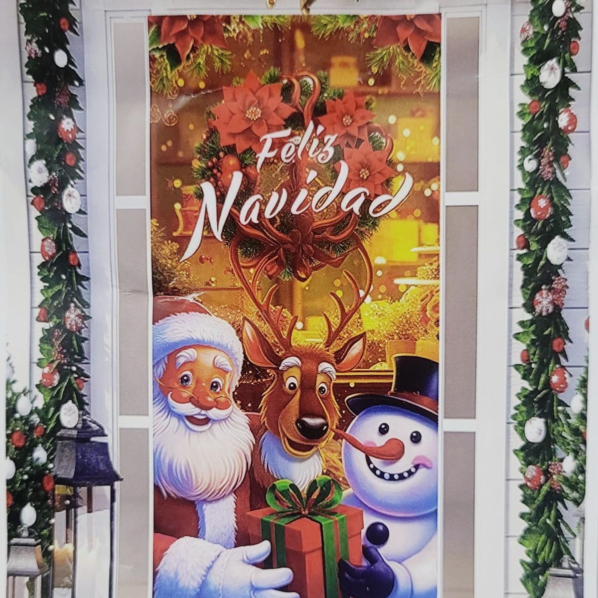 GENERICO - Funda de Puerta de Navidad