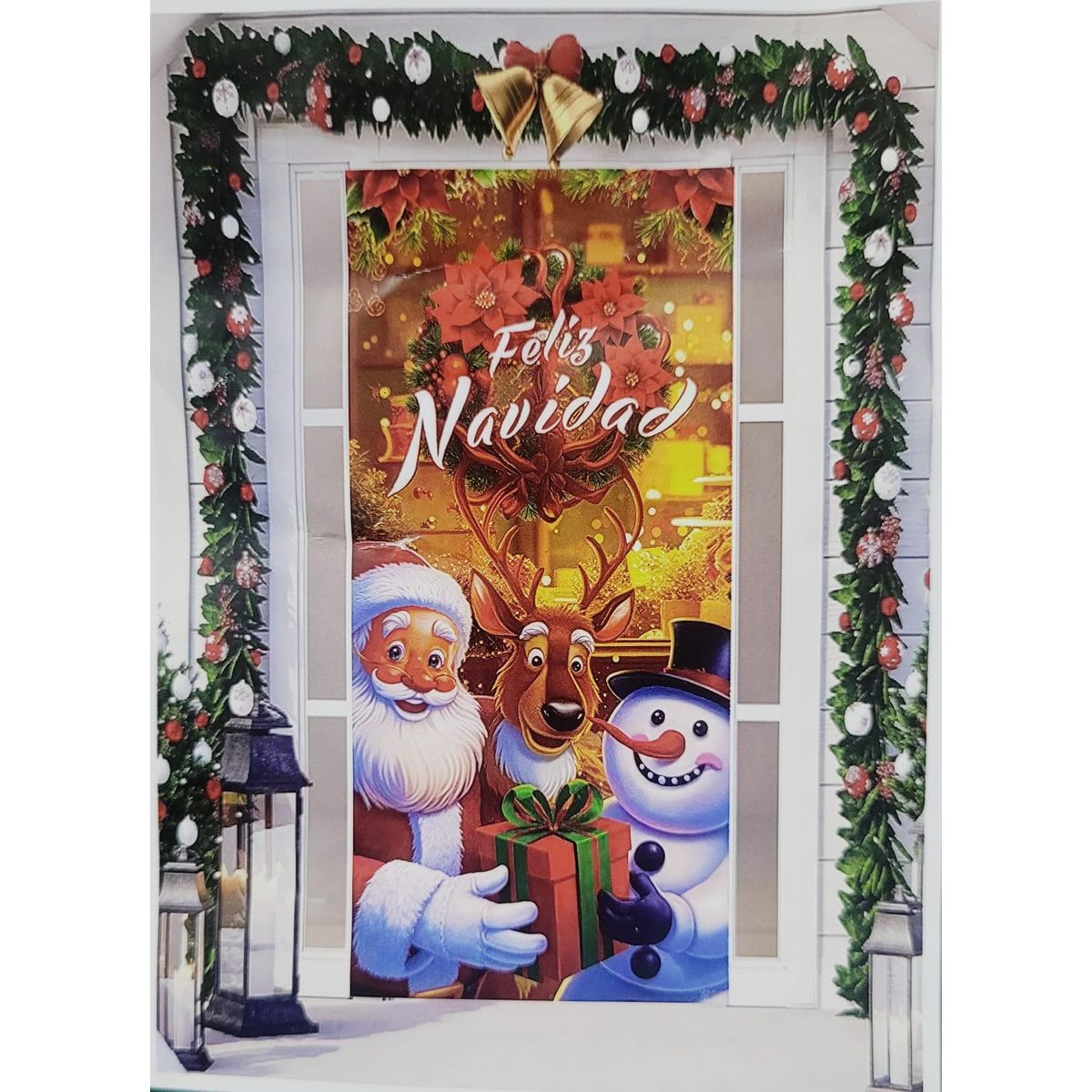 GENERICO - Funda de Puerta de Navidad