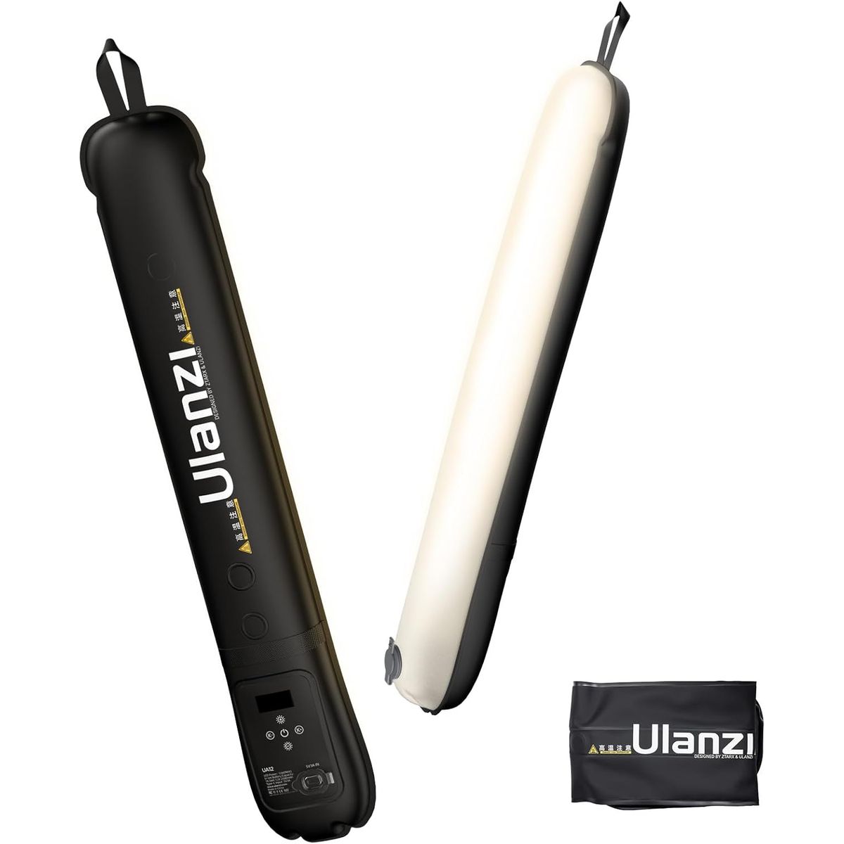 ULANZI - Ulanzi UA12 Tubo de Luz Inflable Bicolor 12W  LED 2700K-6500K  Magnético y Recargable