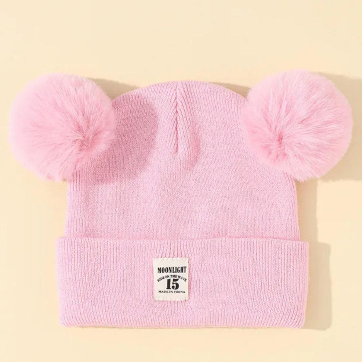 GENERICO - Gorro de Bebé Moonlight - 3-36 Meses - Rosado