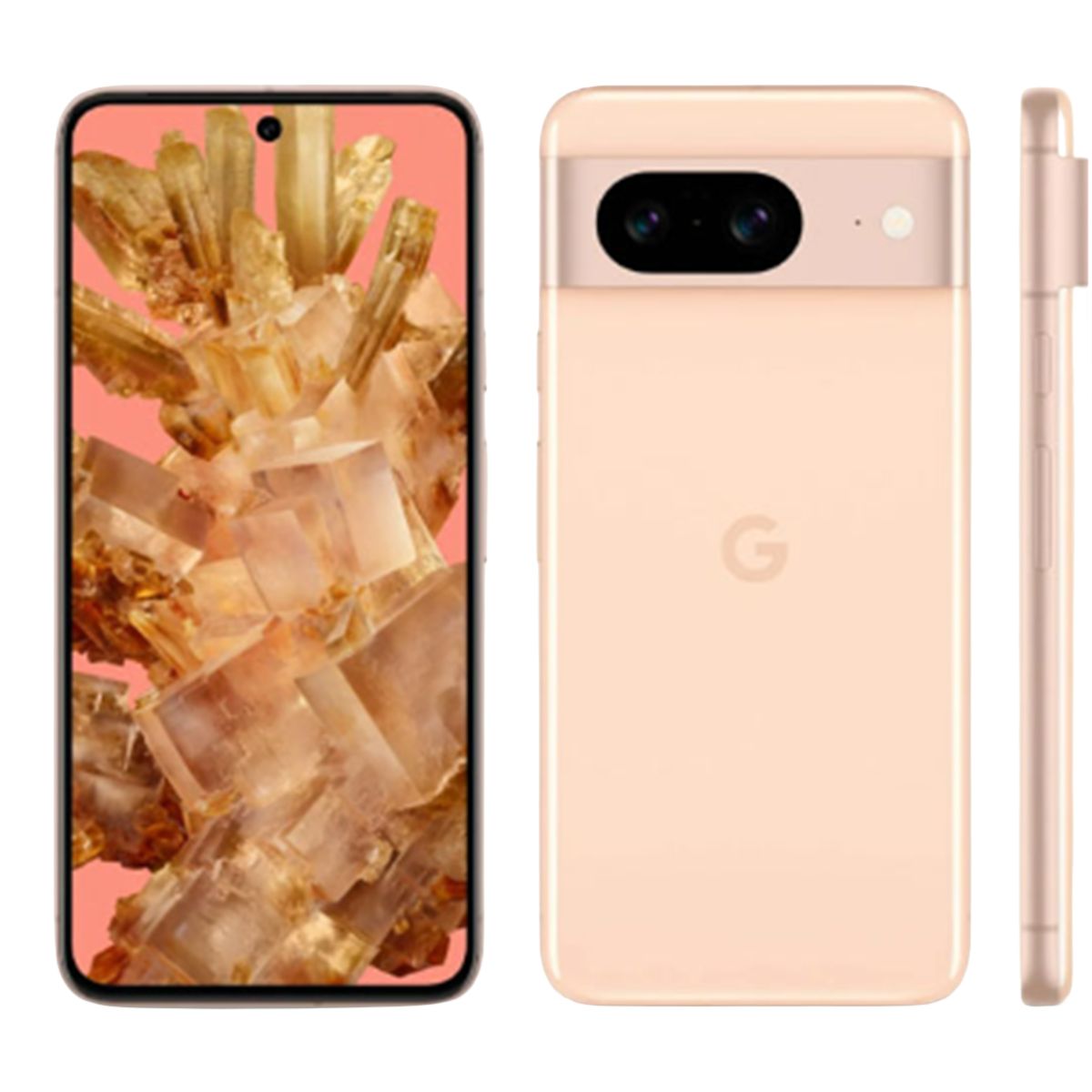 GOOGLE - Google Pixel 8  5G 128GB  G9BQD Rosa  Reacondicionado