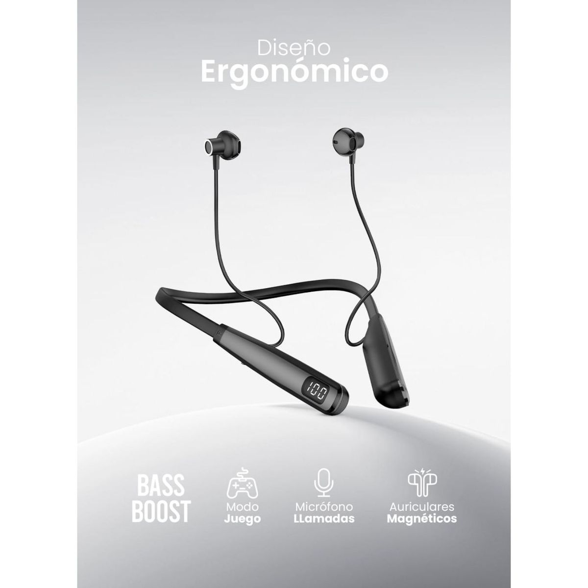 MOVISUN - Audífonos Movisun Flex Super2 41h Bluetooth Modo Juego y Micrófono