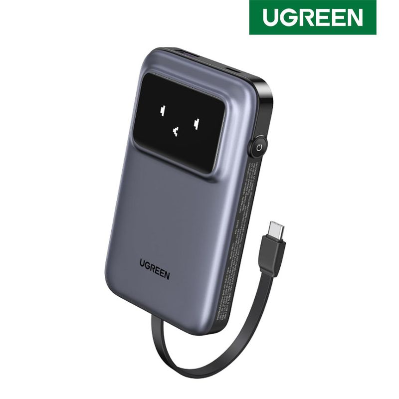 UGREEN - Cargador Ugreen UNO 30w 10000mAh PowerBank con Cable USB-C Para Galaxy iPhone 16