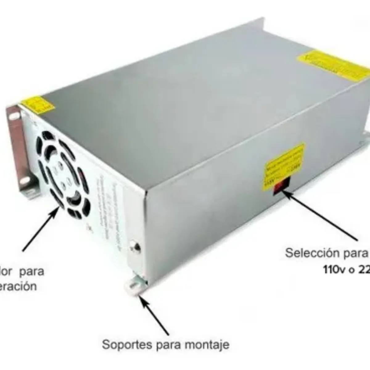 GENERICO - Fuente de Poder Transformador 12V 50A 600W