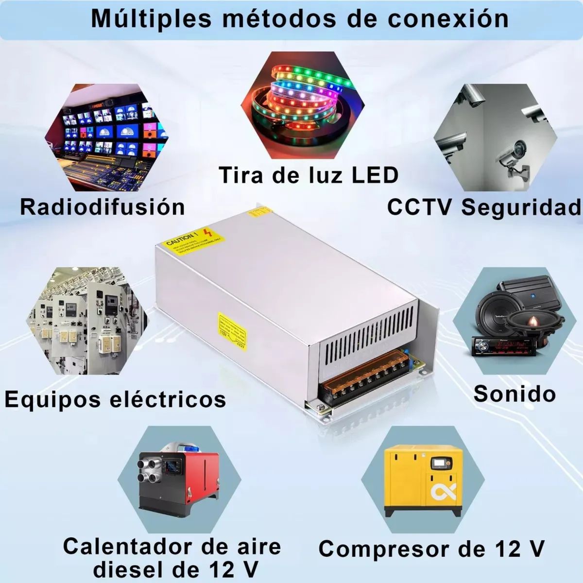 GENERICO - Fuente de Poder Transformador 12V 50A 600W