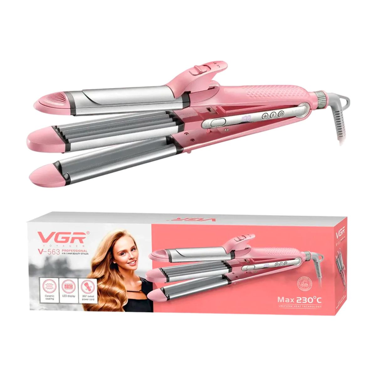 VOYAGER - Alisadora VGR V-563 4 en 1