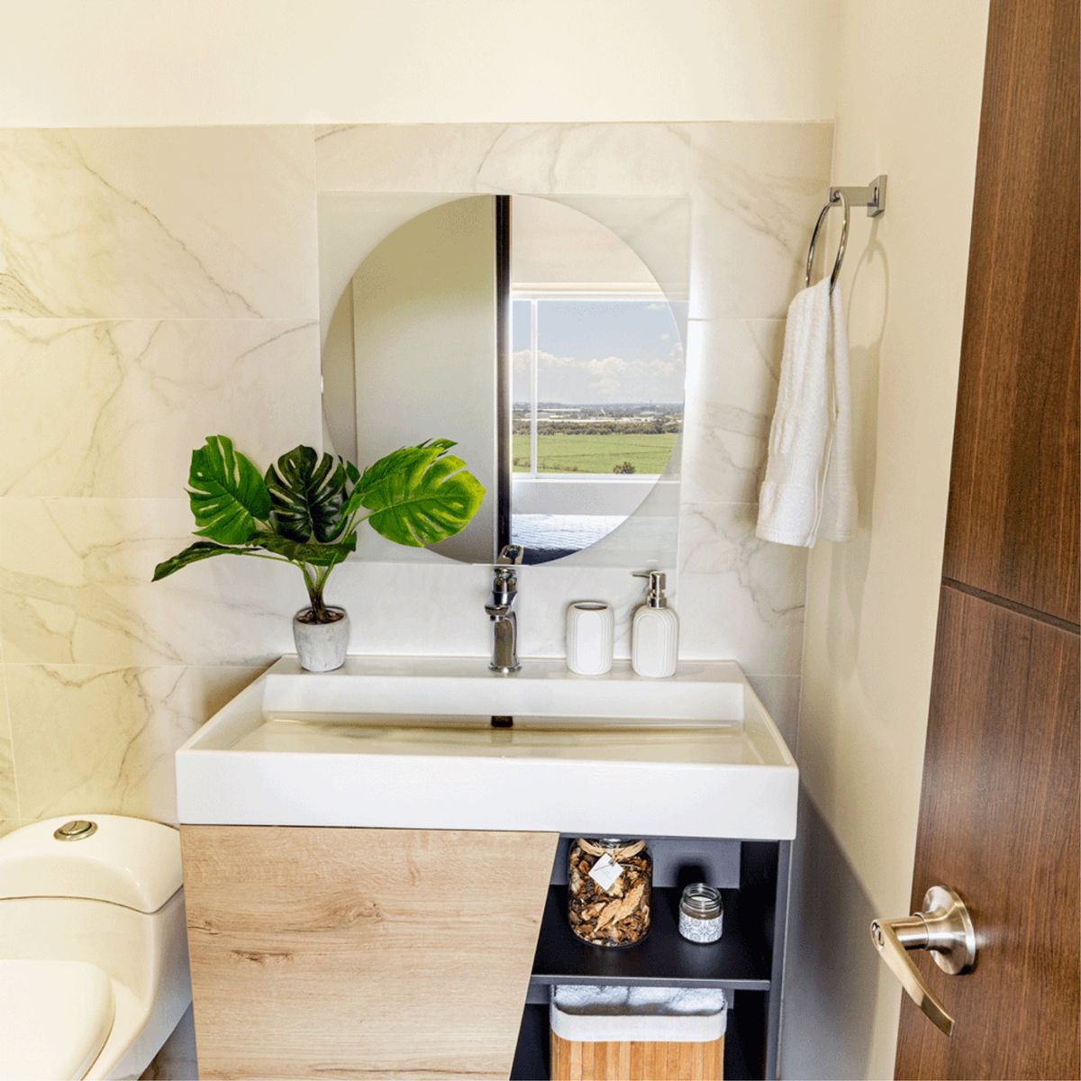 FMFURNITURE - Espejo Redondo 60X60 Cm Fm-032