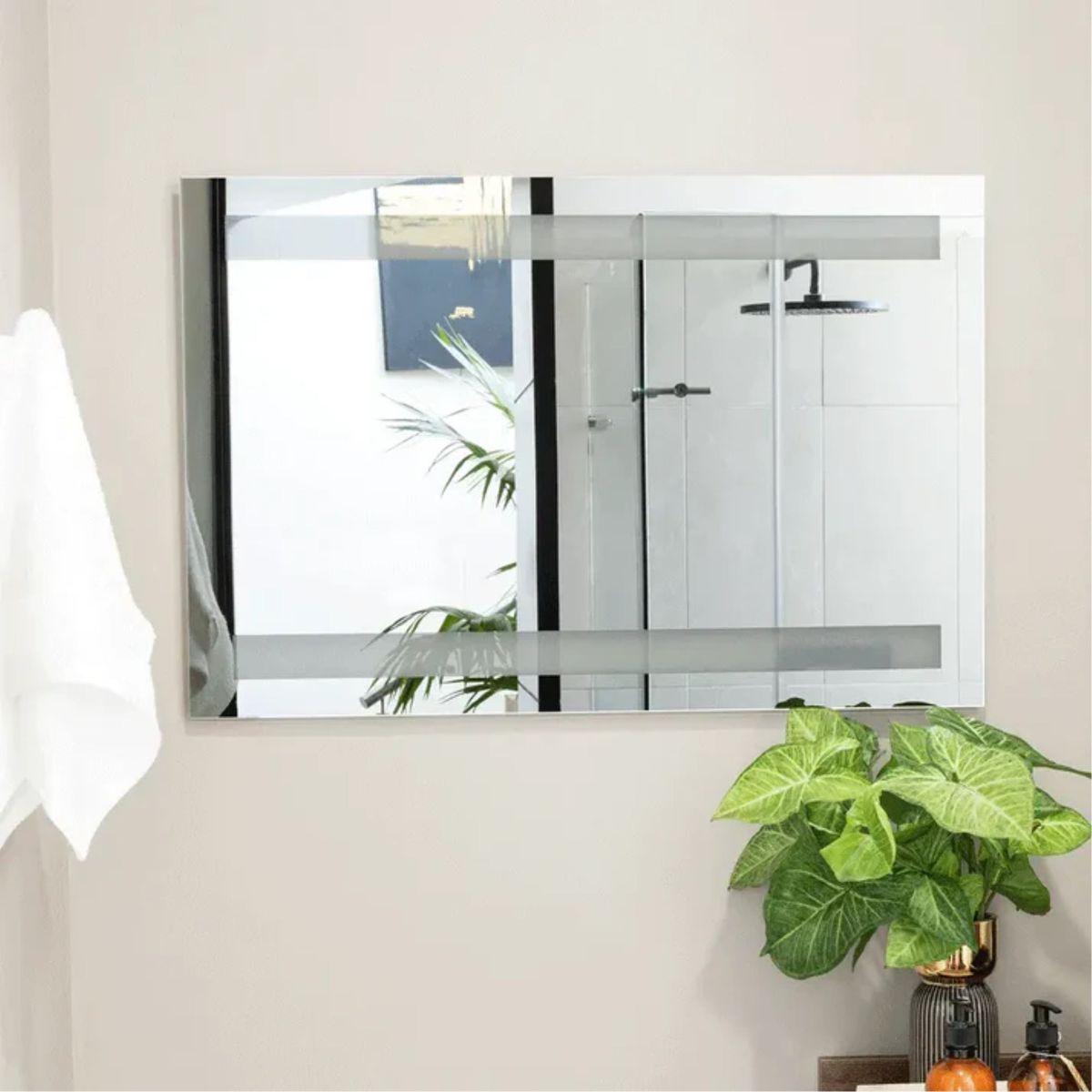 FMFURNITURE - Espejo Rectangular 90X60 Cm Fm-068