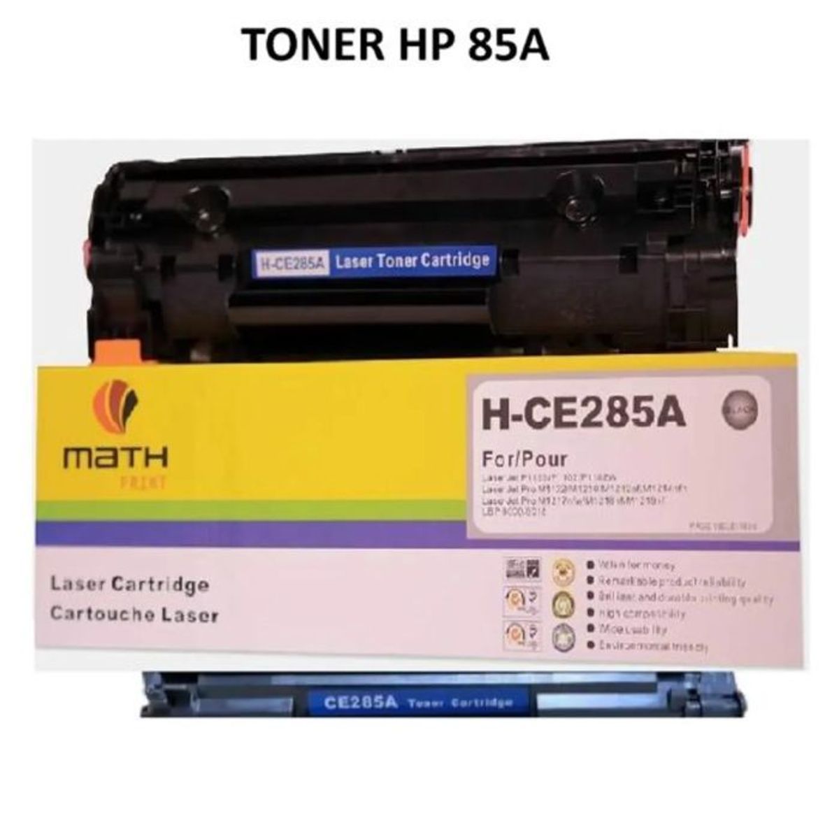 GENERICO - TONER COMPATIBLE HP 85A CE285A NEGRO