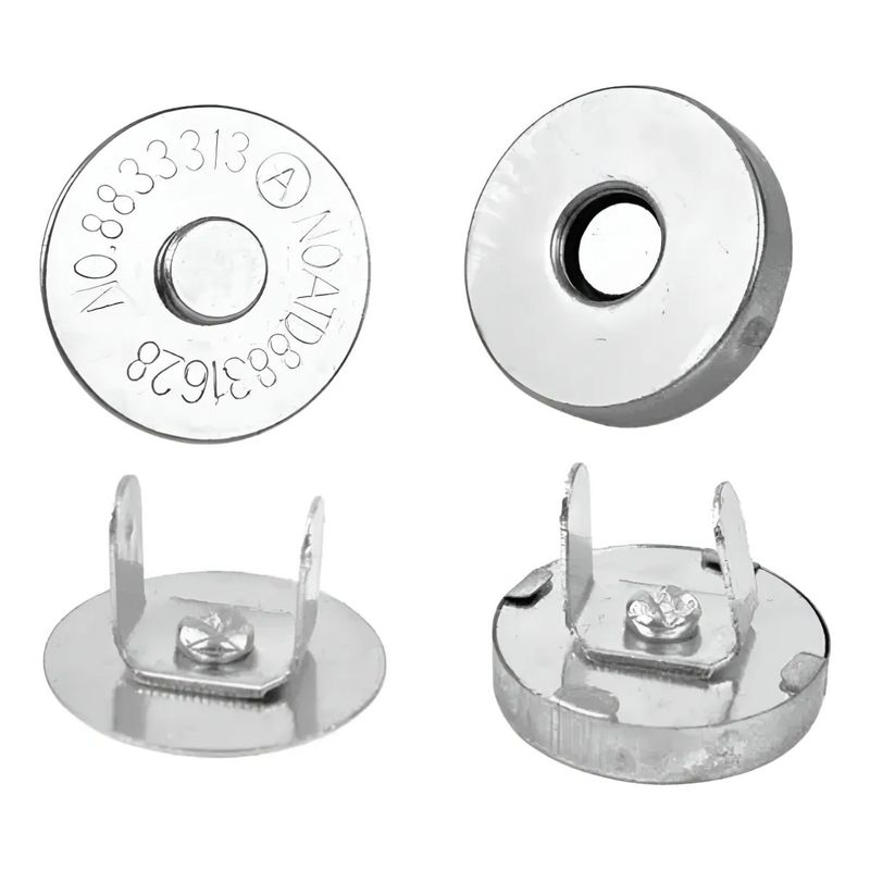 GENERICO - Broche Imantado Para Carteras, Bolsos De 100 Unidades