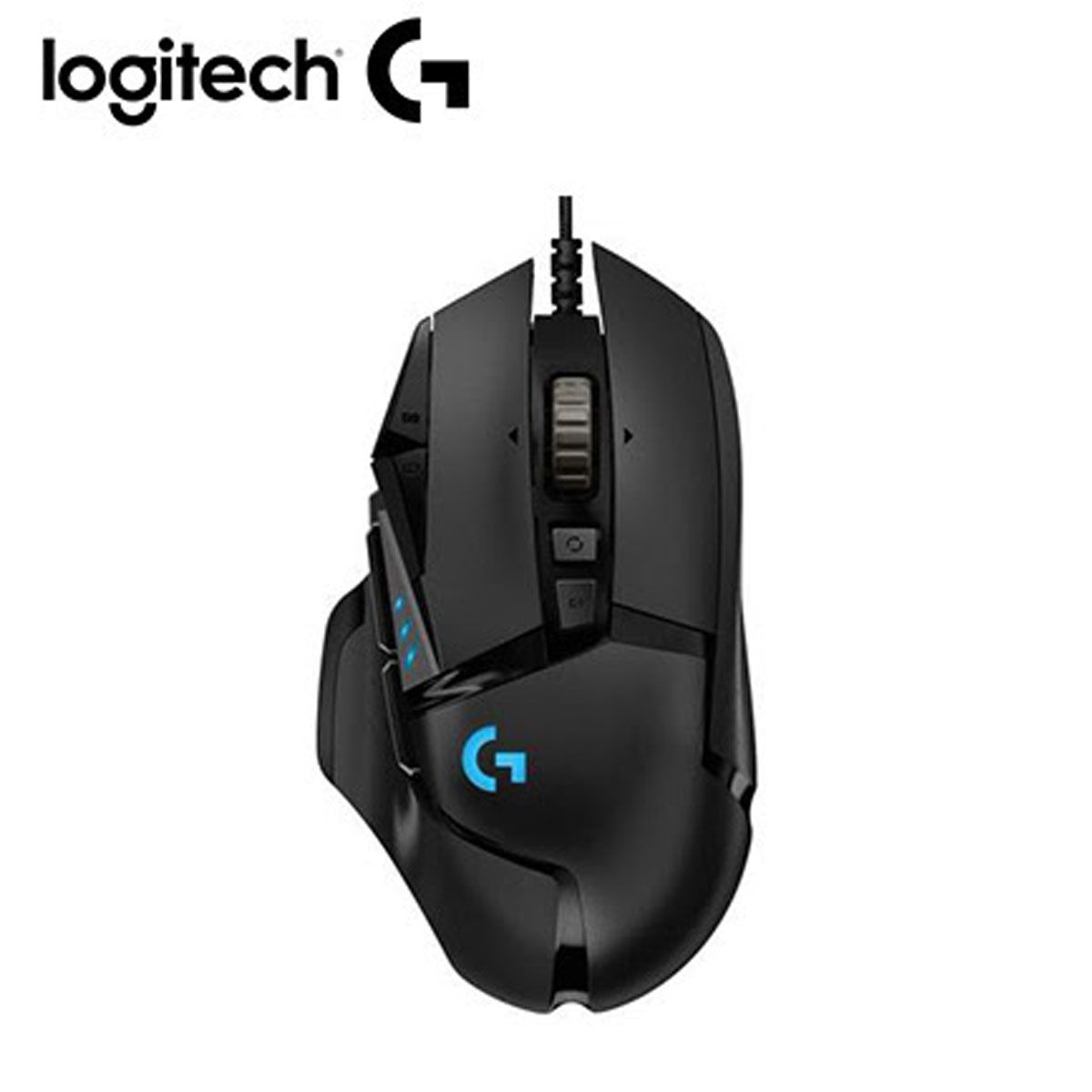LOGITECH - Mouse Gaming Logitech G G502 HERO 16000 DPI RGB Black