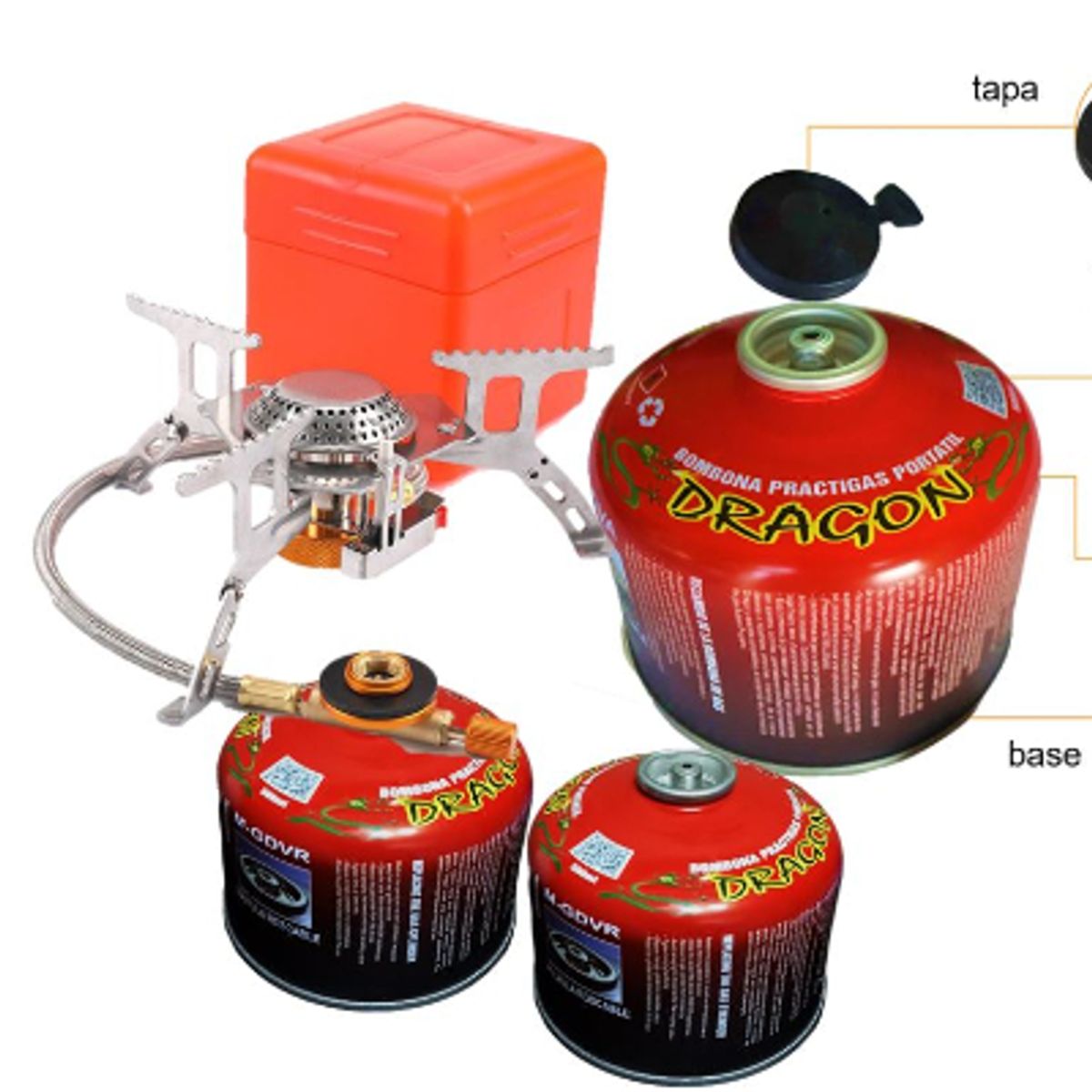 GENERICO - KIT DE COCINILLA PARA CAMPING