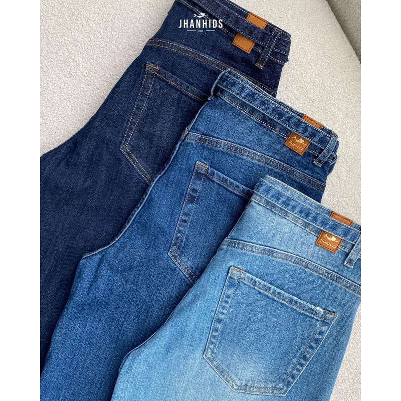 JHAN HIDS - Wide Leg Pant Denim Greta