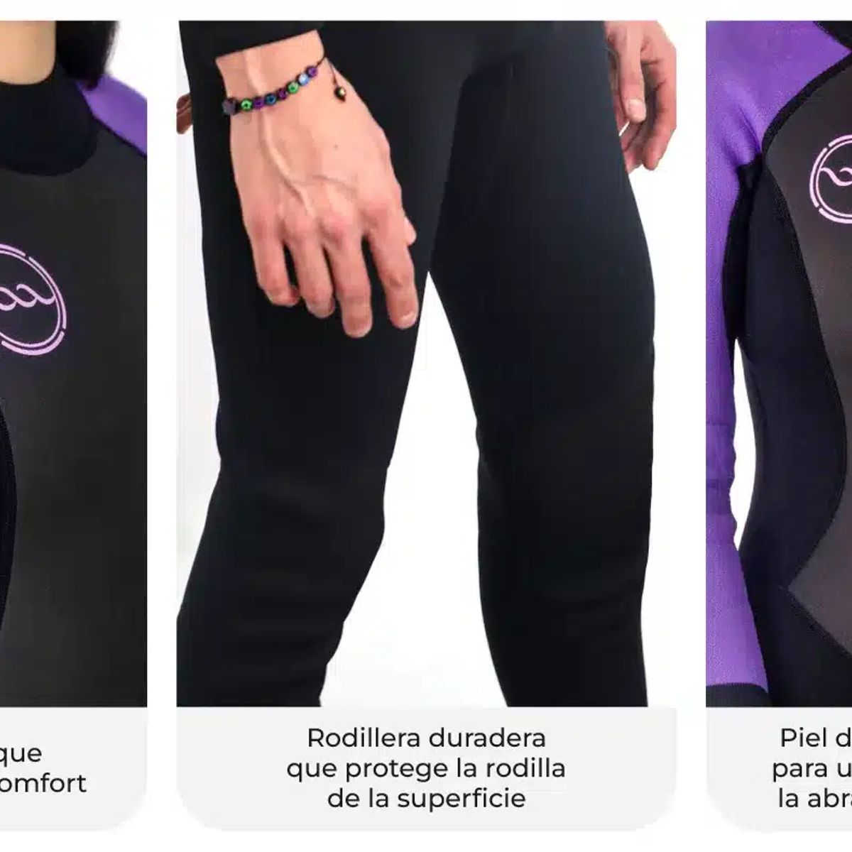 E'MHIDAS SWIMWEAR - WETSUIT DE MUJER LARGO ADVENTURE 3 y 2MM CON SHARKSKIN