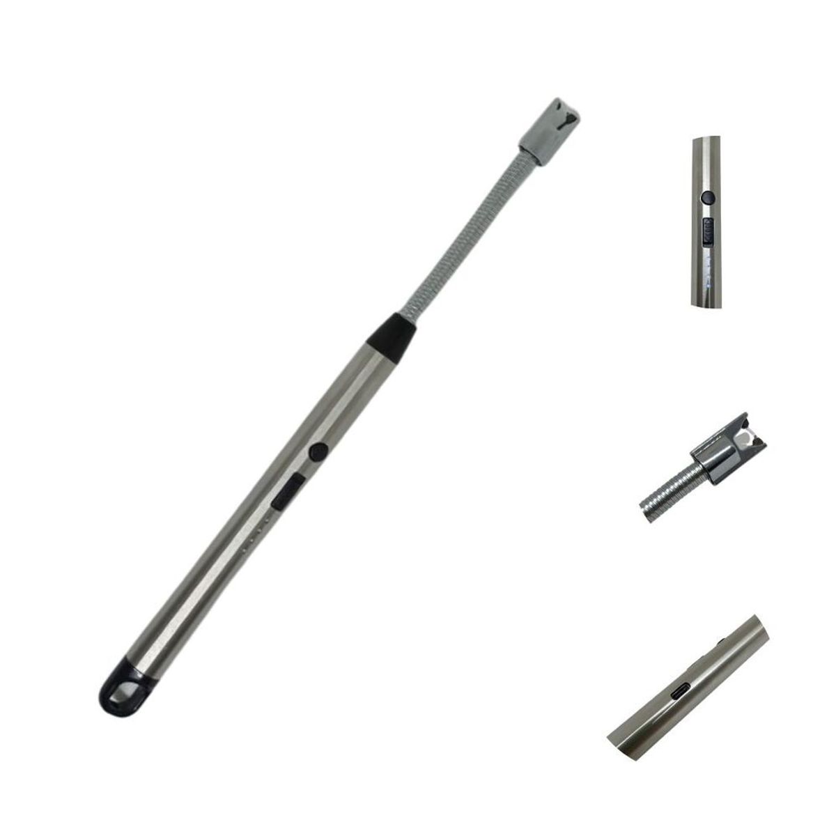 GENERICO - Encendedor Eléctrico Recargable Multiusos  Plomo