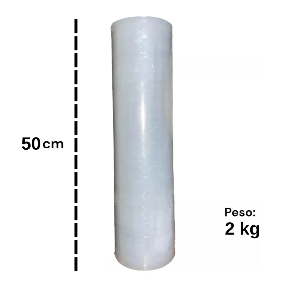 GENERICO - Cinta Embalaje de 400 Metros Y Strecth Fill 20 PuLG Por 4 Kg