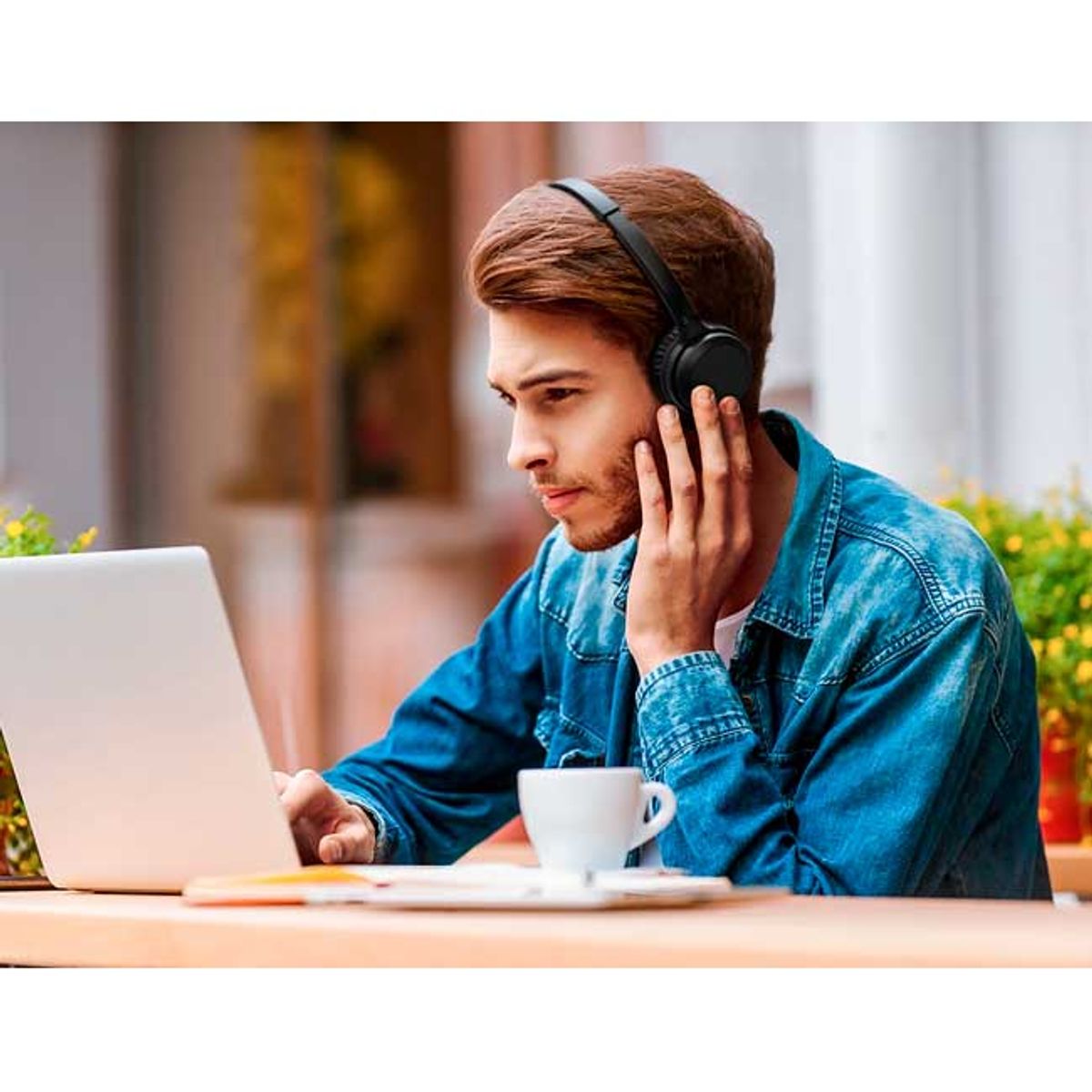 PHILIPS - Auriculares inalámbricos TAH1108BK/00 Bluetooth 5.2 30 mm 15 h batería