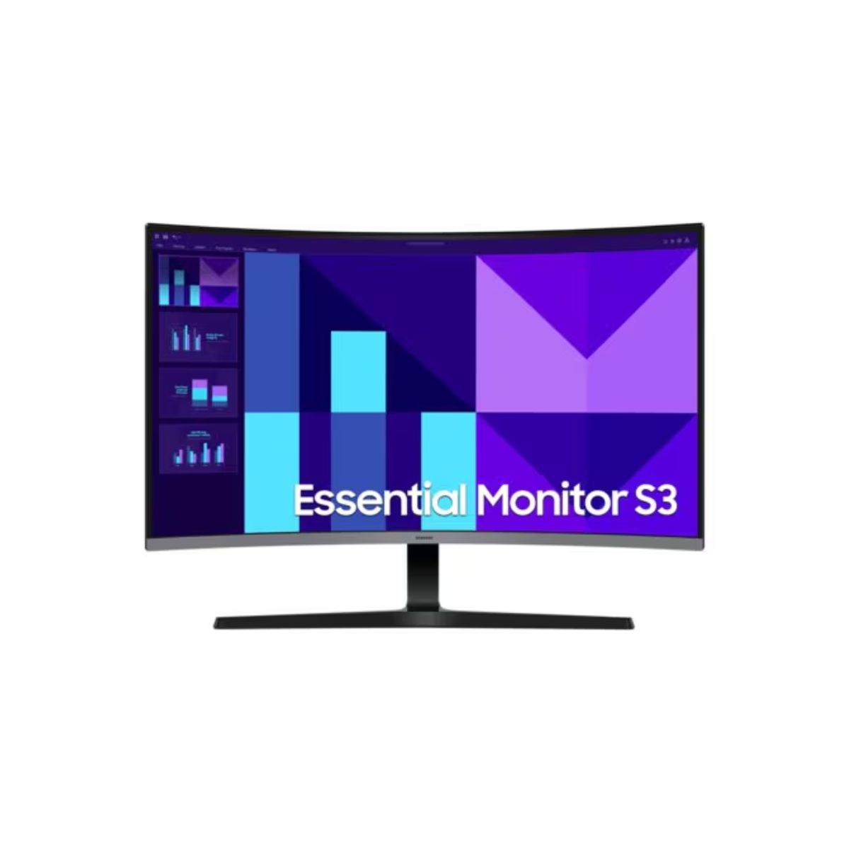 SAMSUNG - MONITOR SAMSUNG ESSENTIAL S3 S32D390GA 32″ CURVO FHD4 GTG100HZ