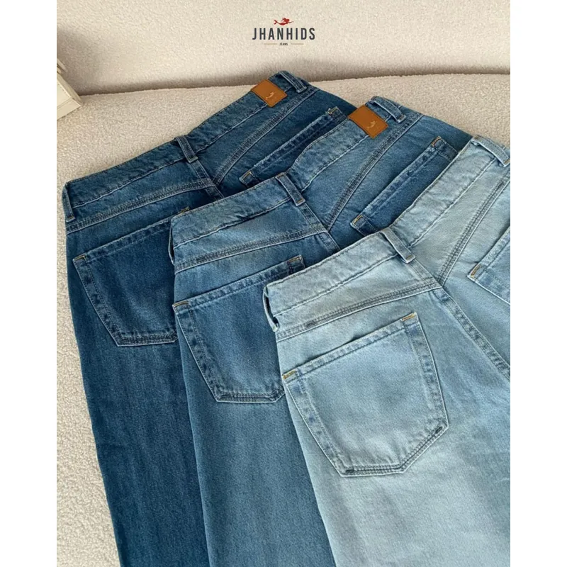 JHAN HIDS - Wide Leg Pant Denim Greta Petite