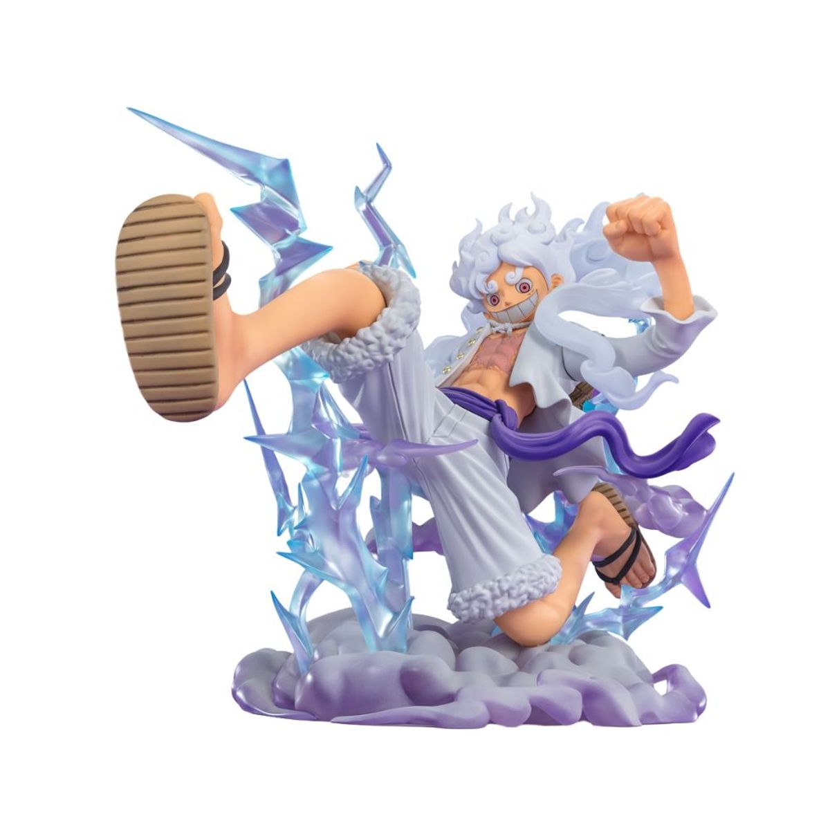 BANDAI - Figuarts Zero One Piece : Monkey.D.Luffy – Gear 5 Gigant