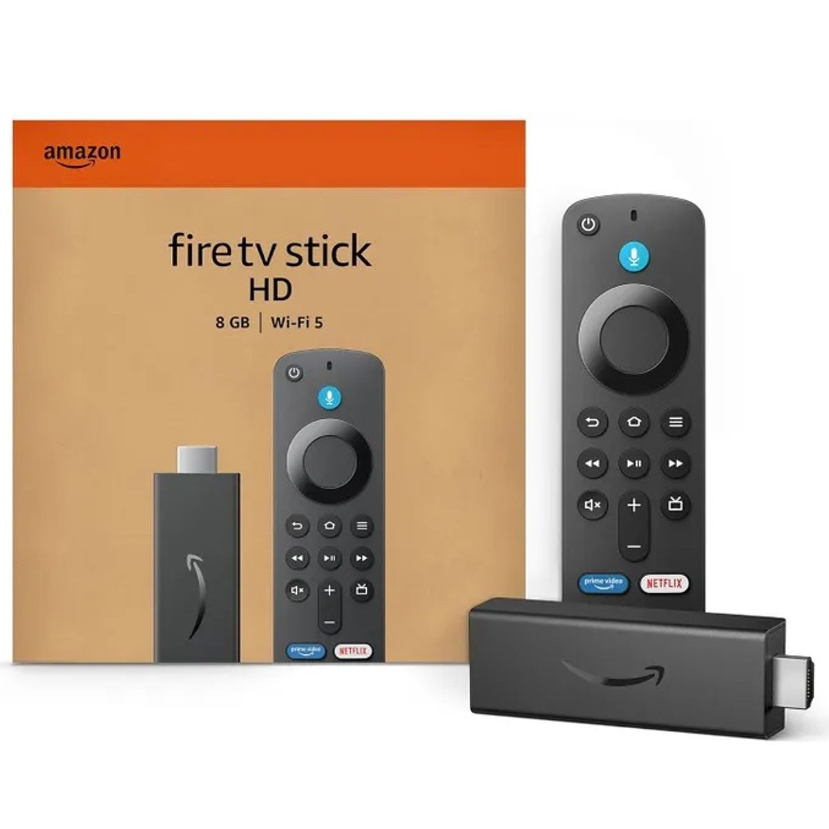 AMAZON - FIRE TV STICK HD 8GB WI-FI 5 CONVIERTE TU TV EN UN SMART TV