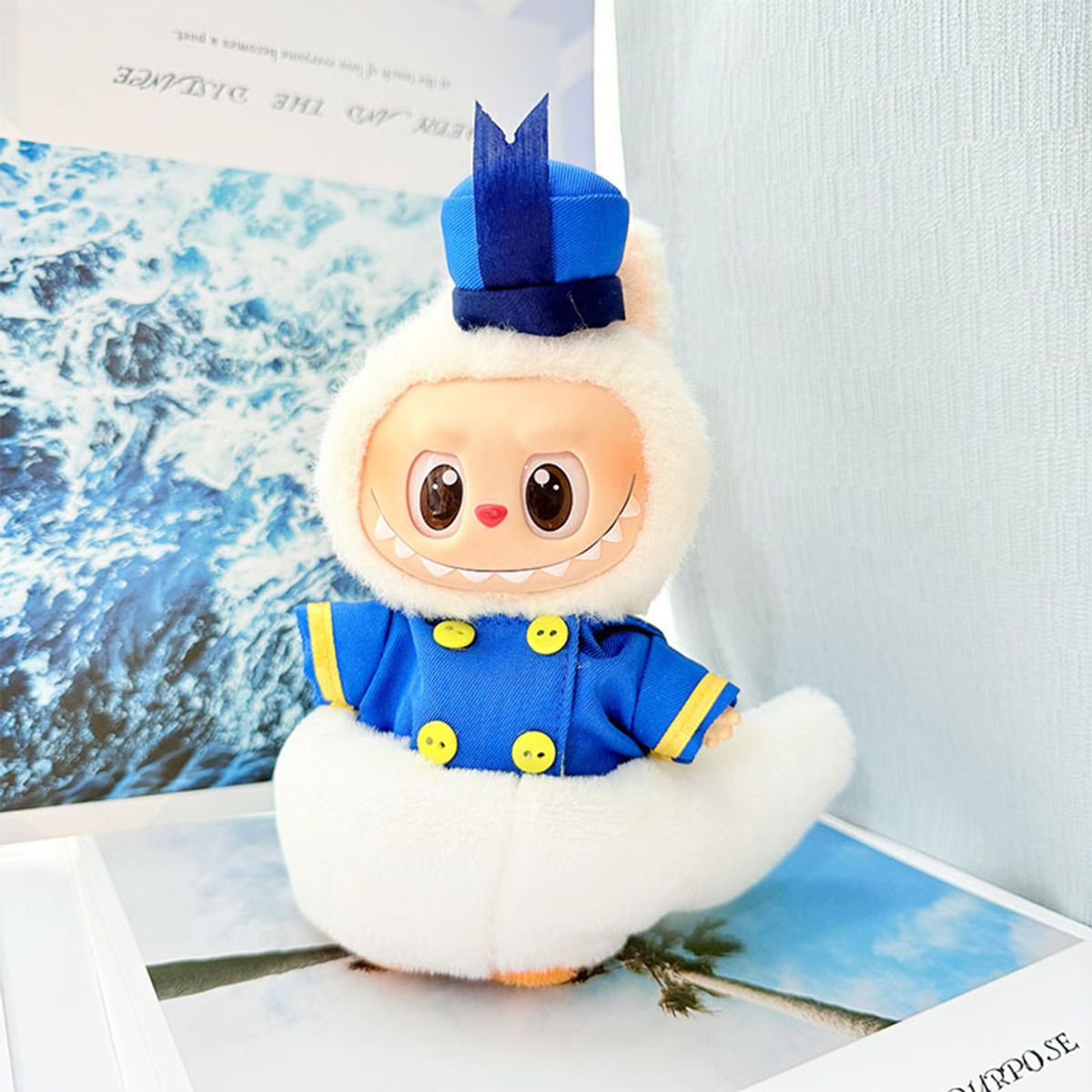 POP MART - Ropa de Labubu Disfraz Pato Donald