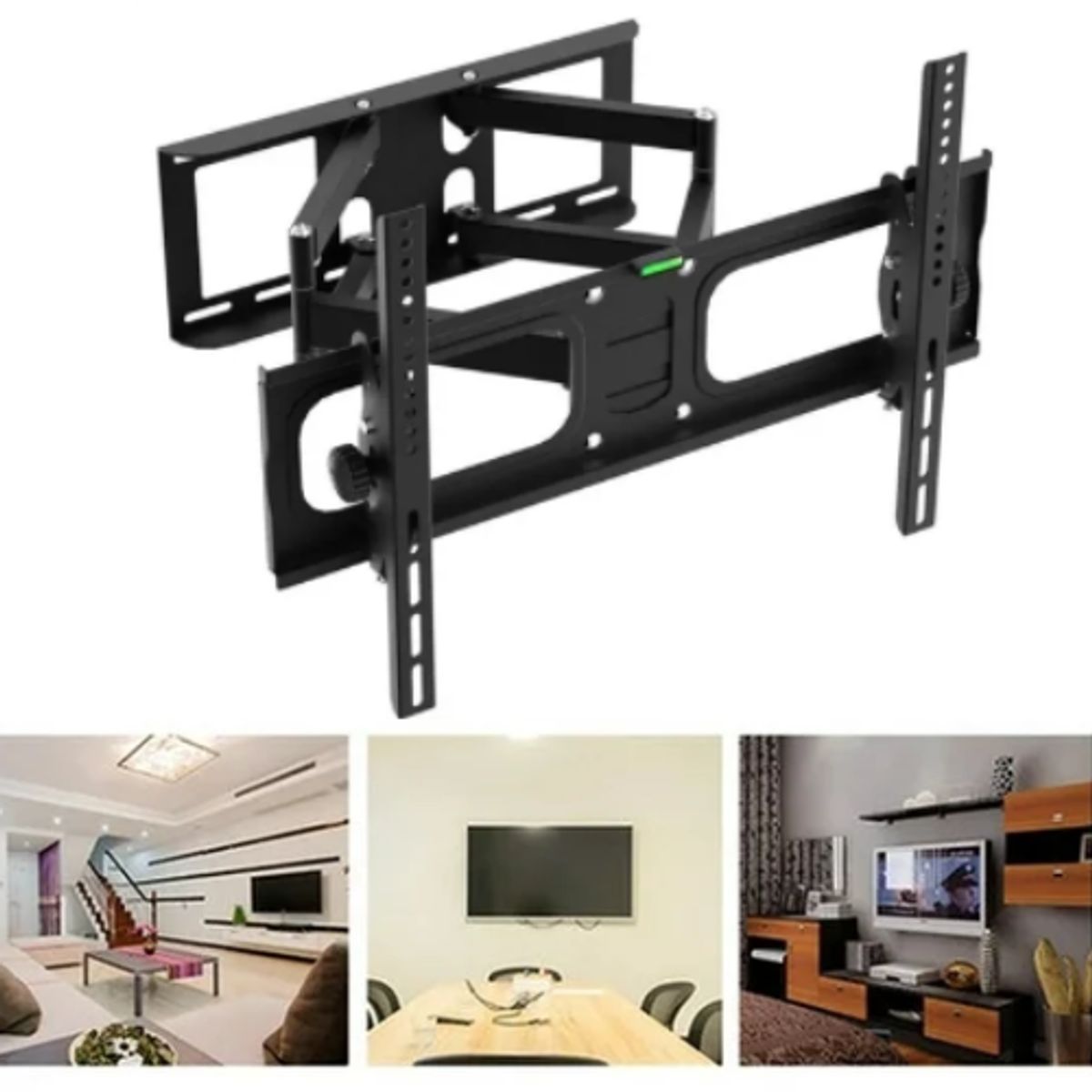 GENERICO - Rack Soporte Tv Lcd Led Smart 40 a 80 Pulgadas Doble Brazo CP502