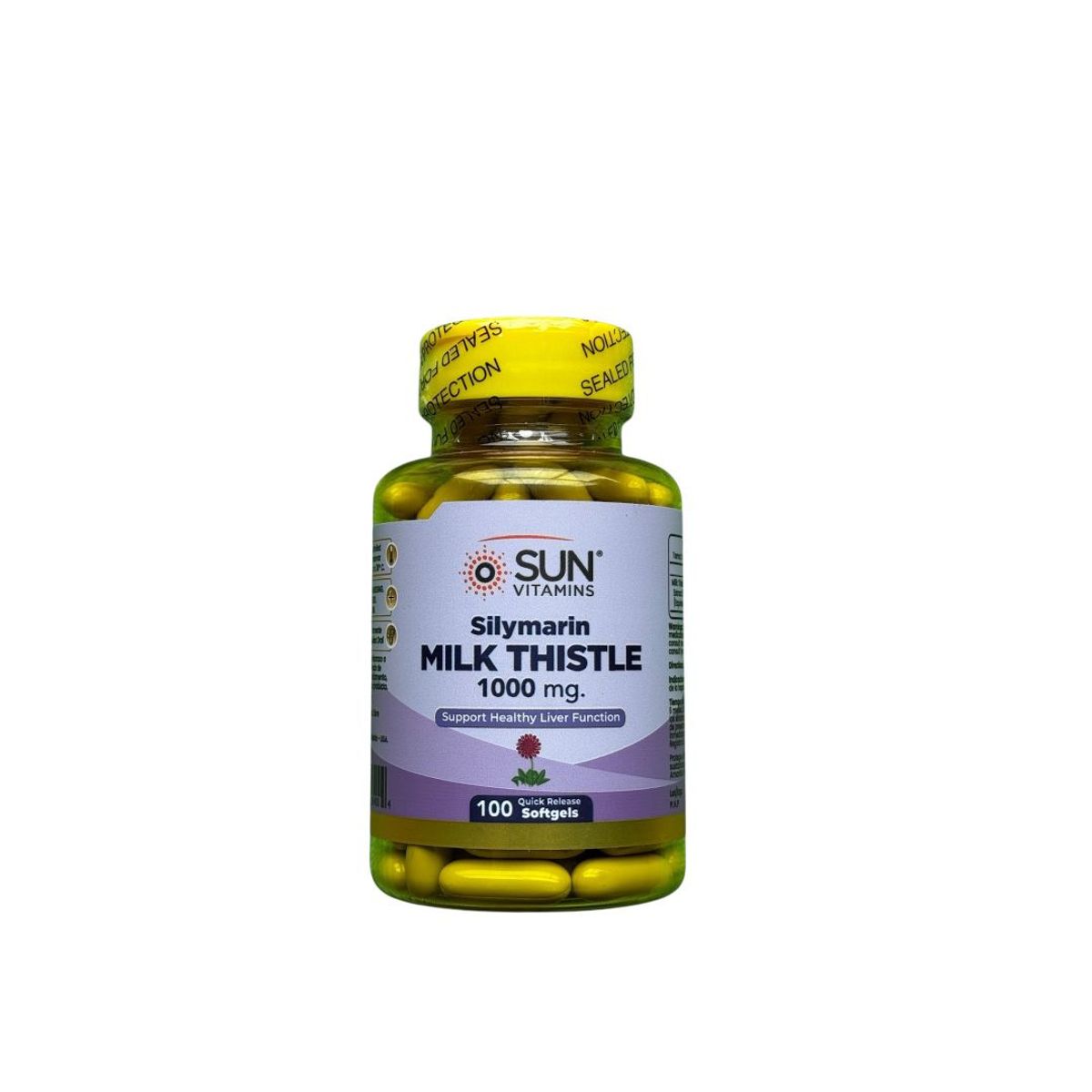 GENERICO - Milk Thistle 1000 mg: Suplemento Alimenticio para la Salud Hepática (100 Capsulas)