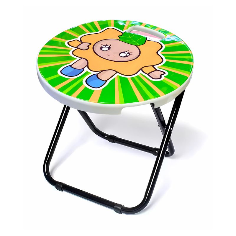 SM - BANCO TABURETE INFANTIL - FLORCITA