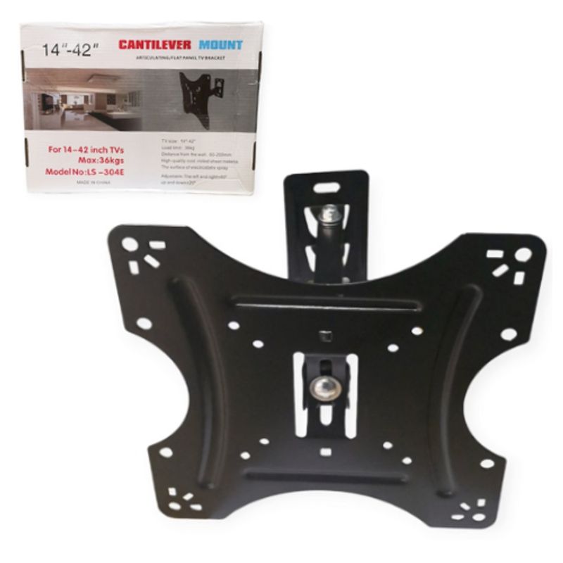 GENERICO - Rack Soporte Tv Lcd Led Smart 14 a 42 Pulgadas Doble Brazo LS304E