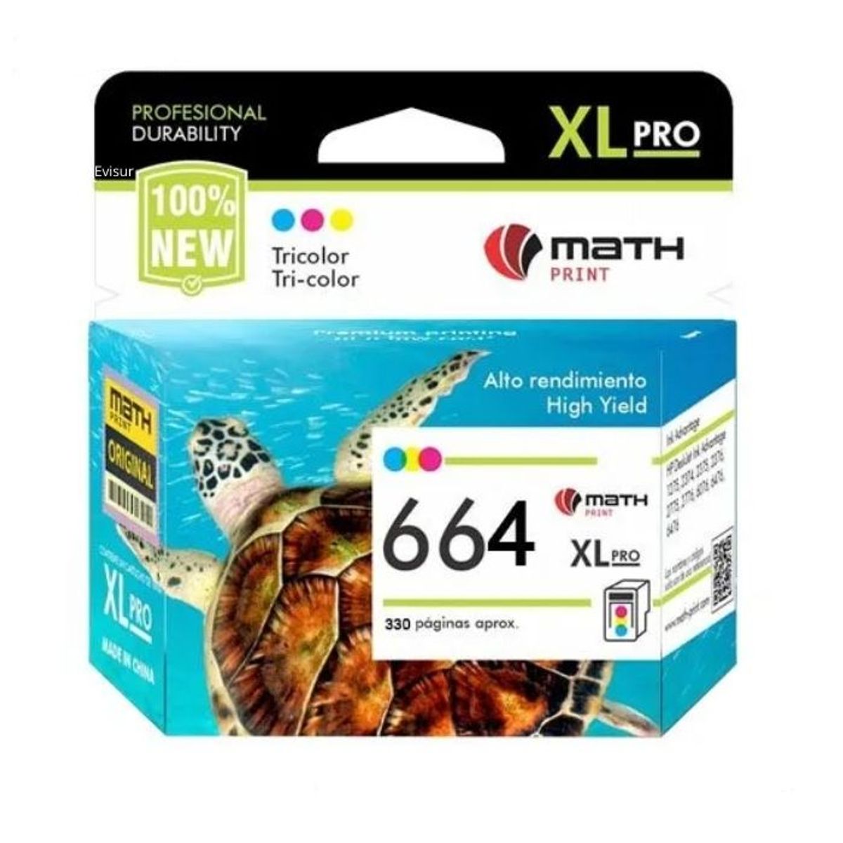 GENERICO - TINTA COMPATIBLE HP 664XL TRICOLOR F6V30AL