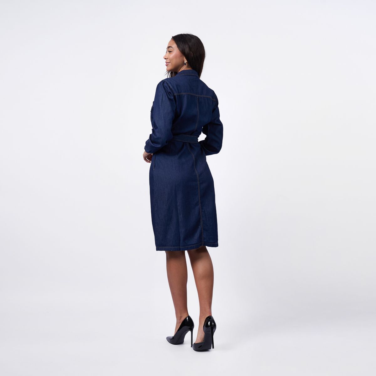 BRONCO - VESTIDO DI25MAIKOL DENIM - BLUE