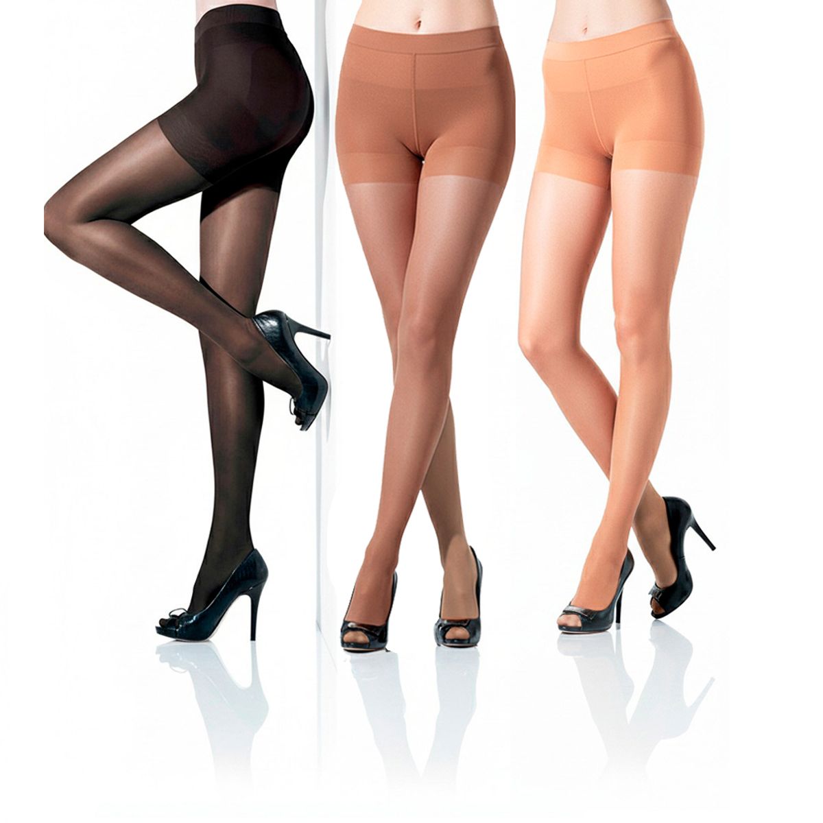 CAFFARENA - Pack X3 Panty Push UP con efecto reductor 1309