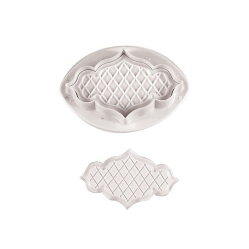 GENERICO - Set De 2 Cortadores Para Fondant En Forma De Enrejado – Fox Run