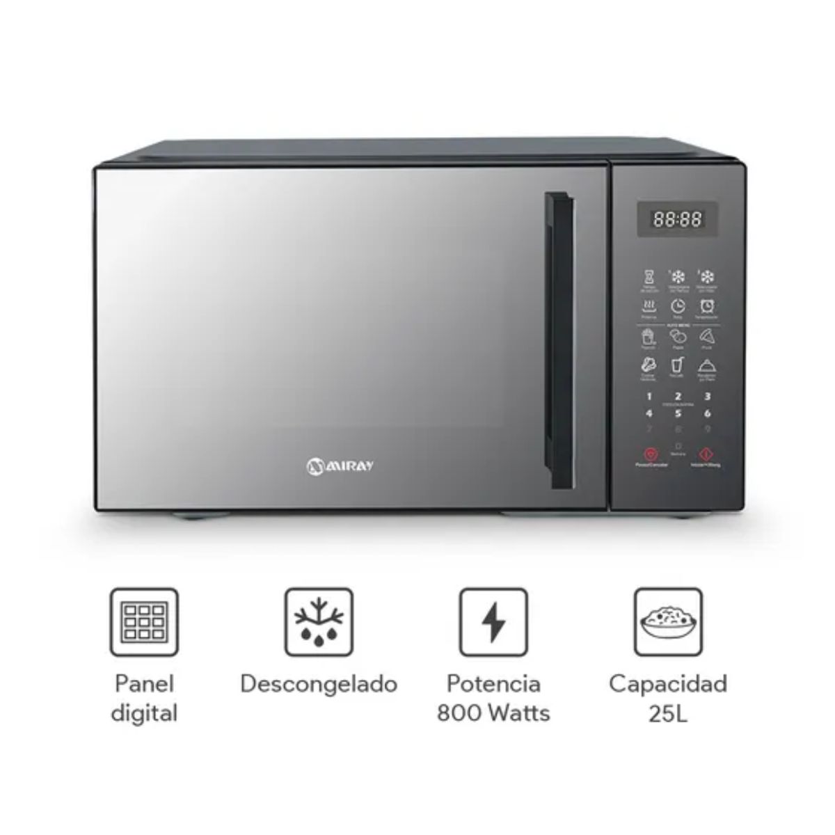 MIRAY - HORNO MICROONDAS MIRAY 25 L - HMM-255N