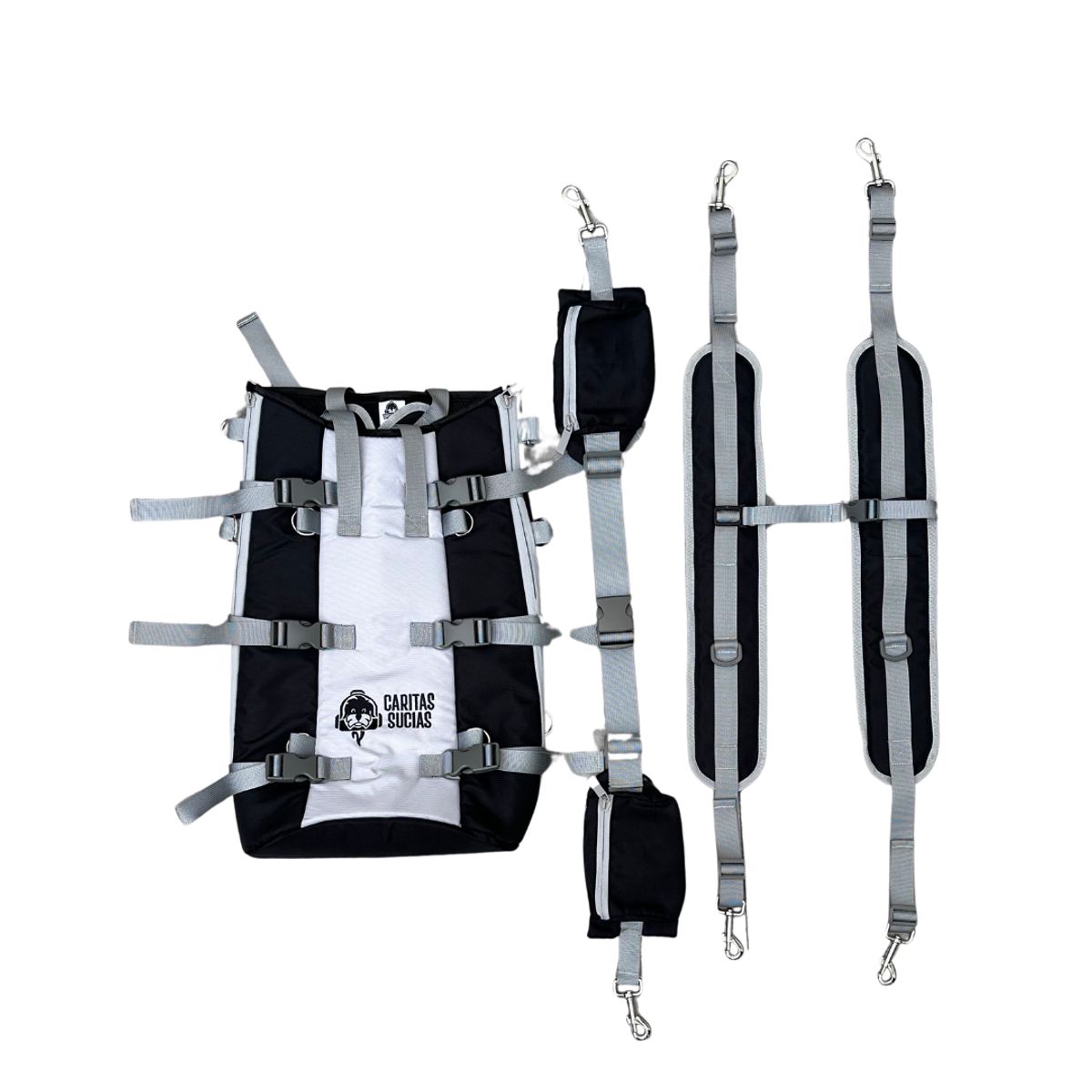 CARITAS SUCIAS - Mochila transportadora Perros Grandes 16 a 24 kg LEGION XL
