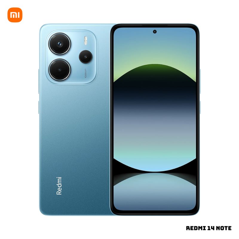 REDMI - CELULAR XIAOMI REDMI NOTE 14 8GB RAM 256GB ROM - AZUL OCEANO