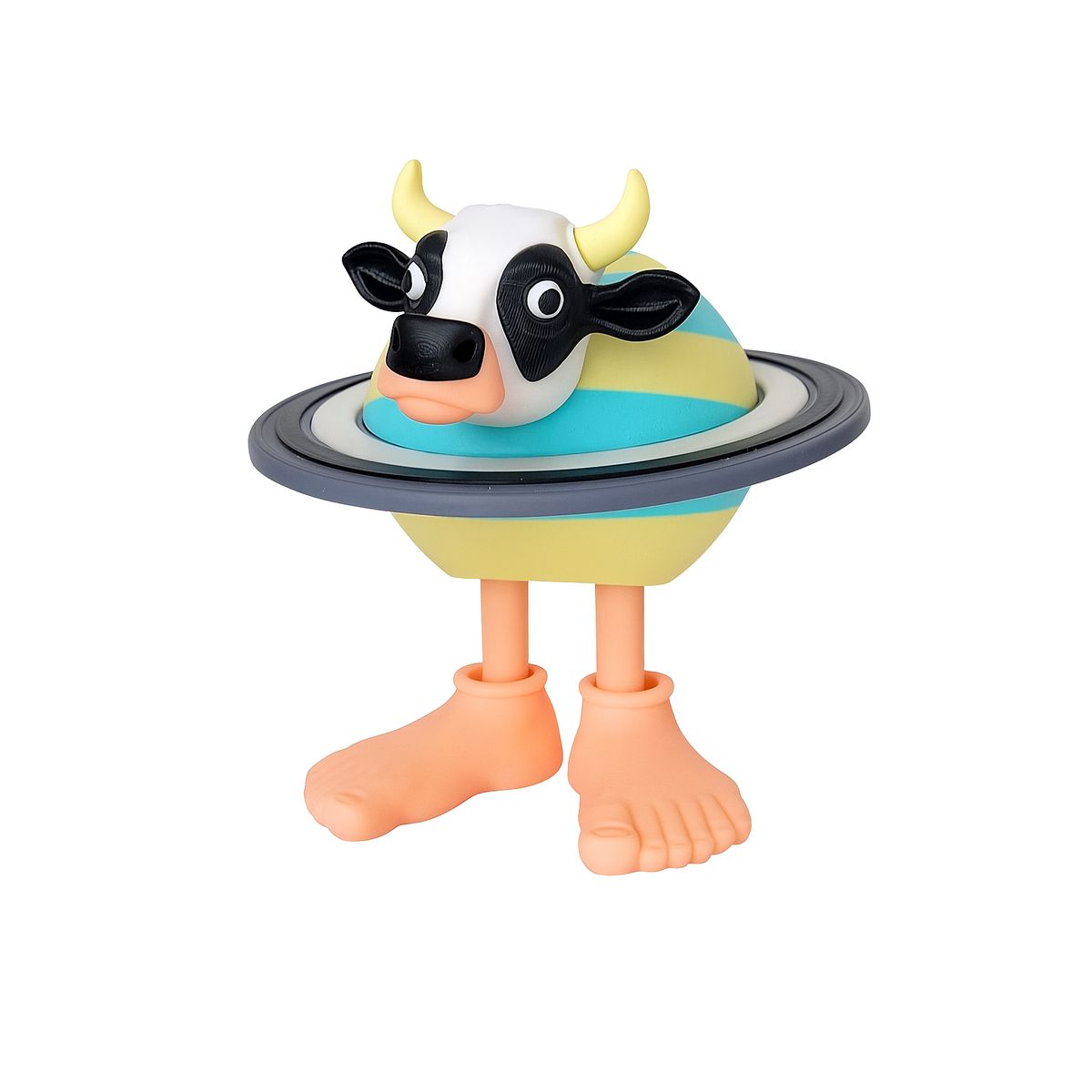 GENERICO - Italian Brainrot Vaca Saturno Saturnita Figura Articulada