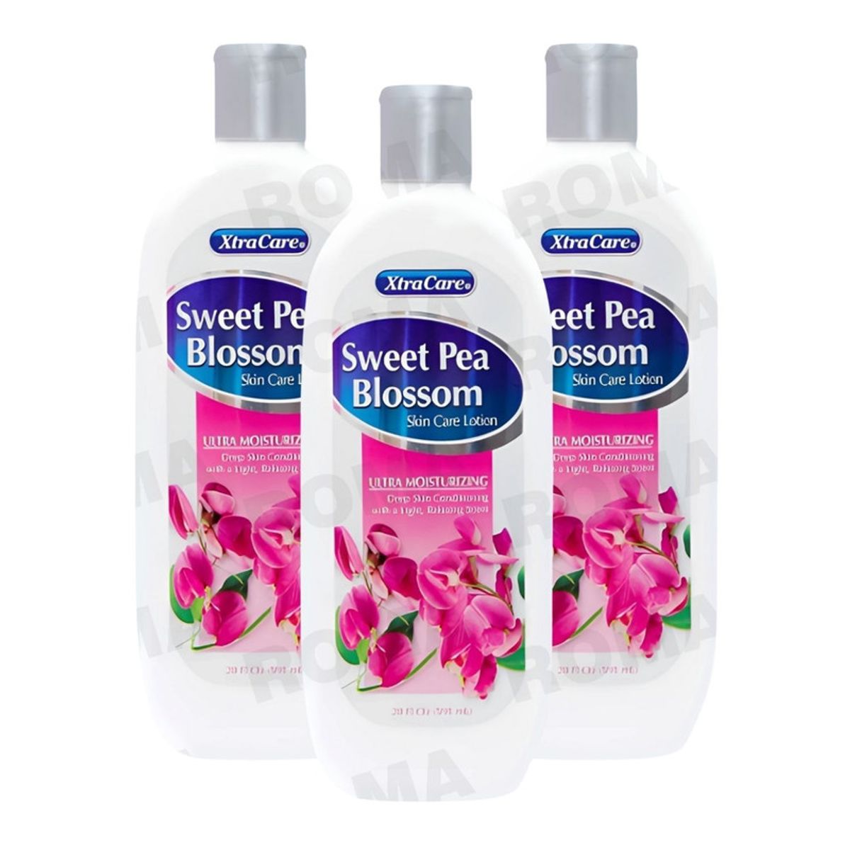 GENERICO - PACK 3 CREMA CORPORAL DE FLOR DE GUISANTE DULCE 591ML XTRACARE