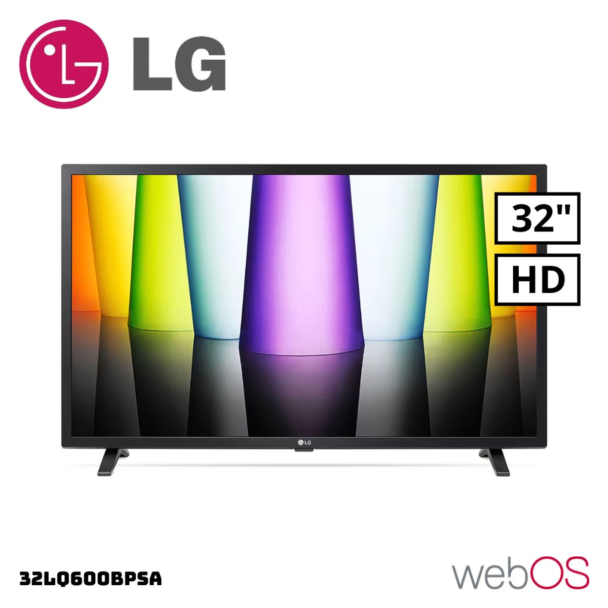 LG - TELEVISOR LG 32 SMART TV WEBOS HUB HD LED - 32LQ600BPSA + CONTROL MAGIC 2024