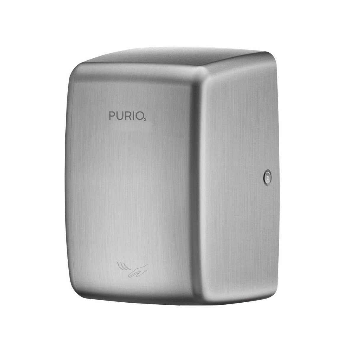 PURIO - Secador de manos PURIO Cube Mini Compacto color Plata