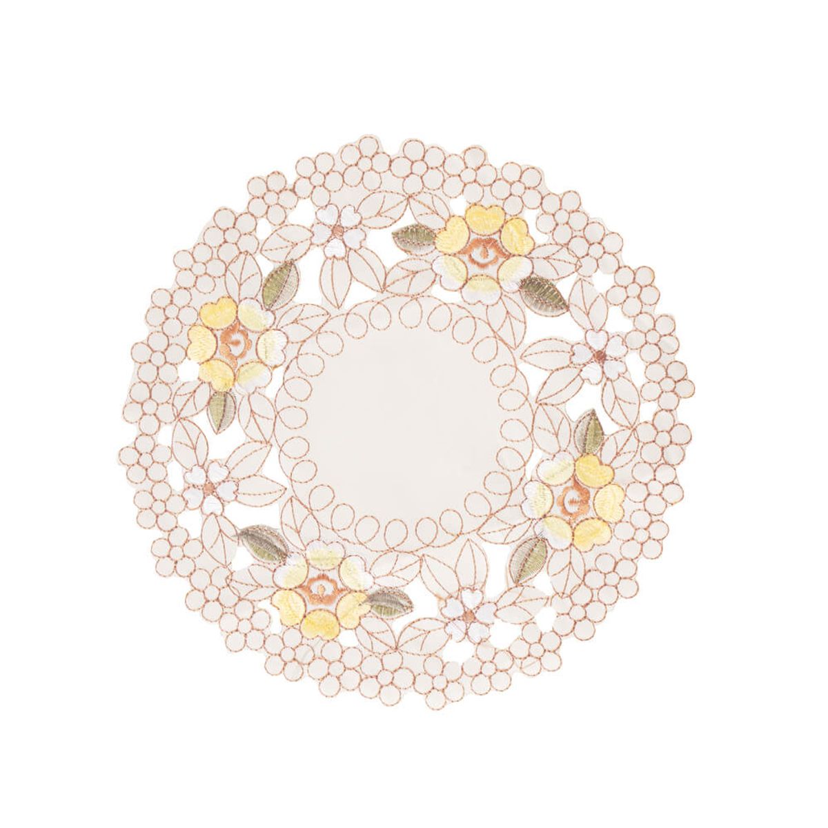 PANORAMA HOGAR - Tapete Redondo 25Cm De Poliester 25Cm