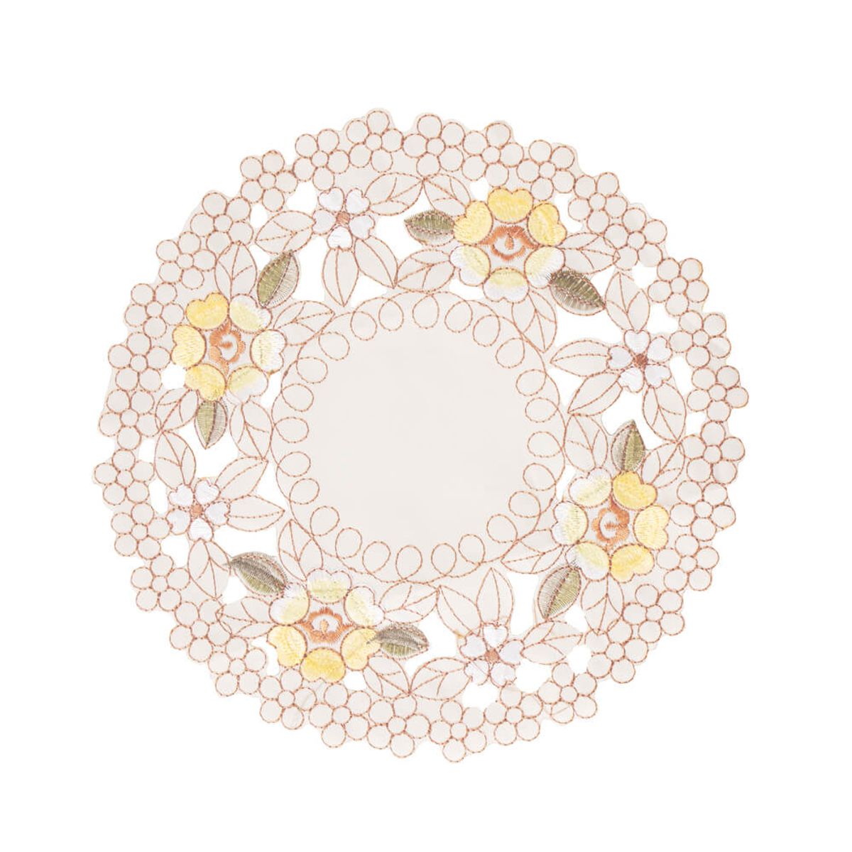 PANORAMA HOGAR - Tapete Redondo 30Cm De Poliester 30Cm