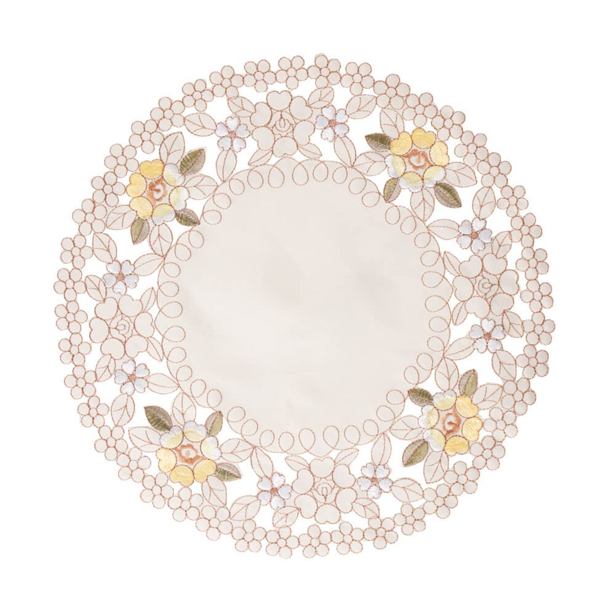 PANORAMA HOGAR - Tapete Redondo 35Cm De Poliester 35Cm